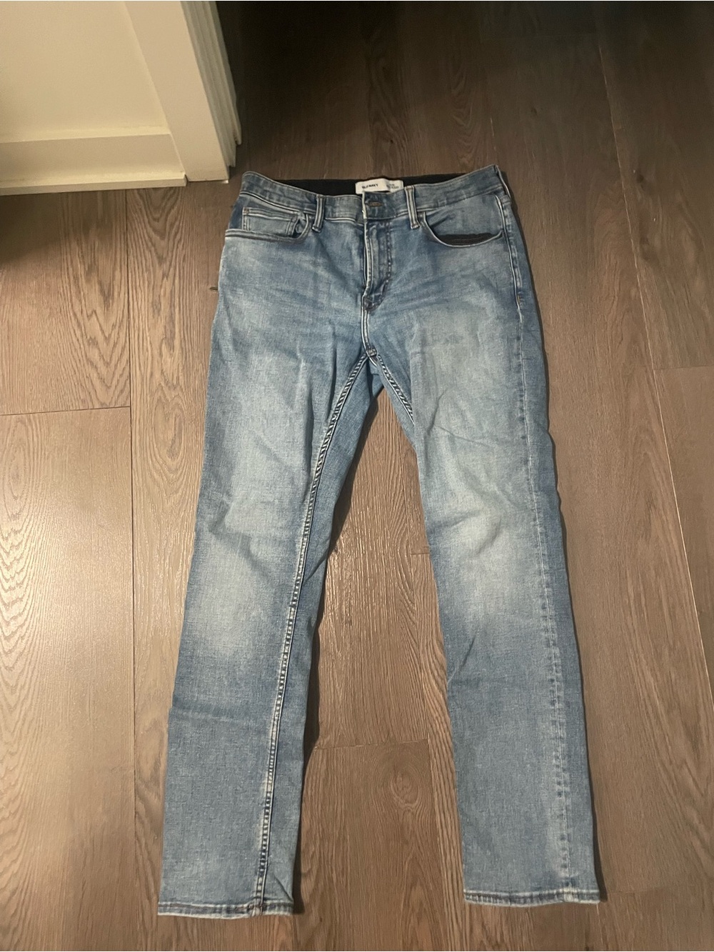 Old Navy Men's Light Blue Slim Straight Jeans 32x32